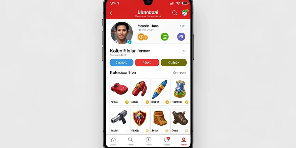 Gambaran permainan slot yang mendebarkan.