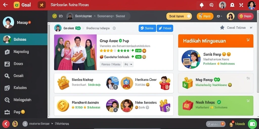 Tangkapan layar menunjukkan gameplay yang menarik.